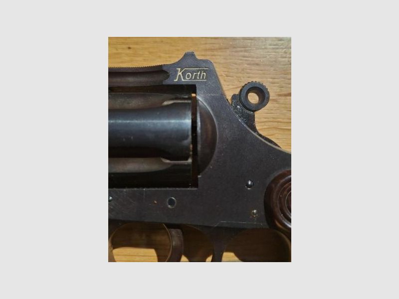Revolver à blanc / revolver à gaz Willi Korth, .380 R, pièce de collection très rare