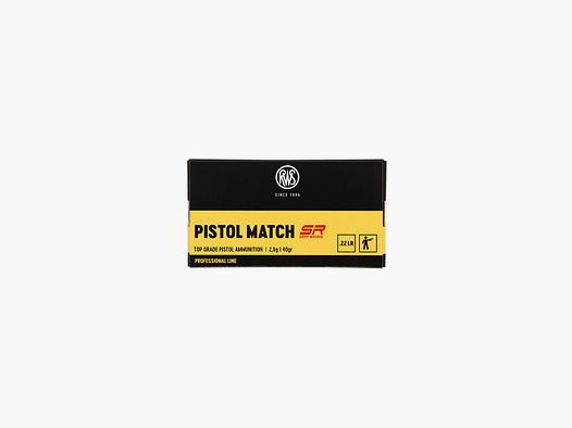 MUNITIONS RWS CALIBRE .22LR PISTOL MATCH SR