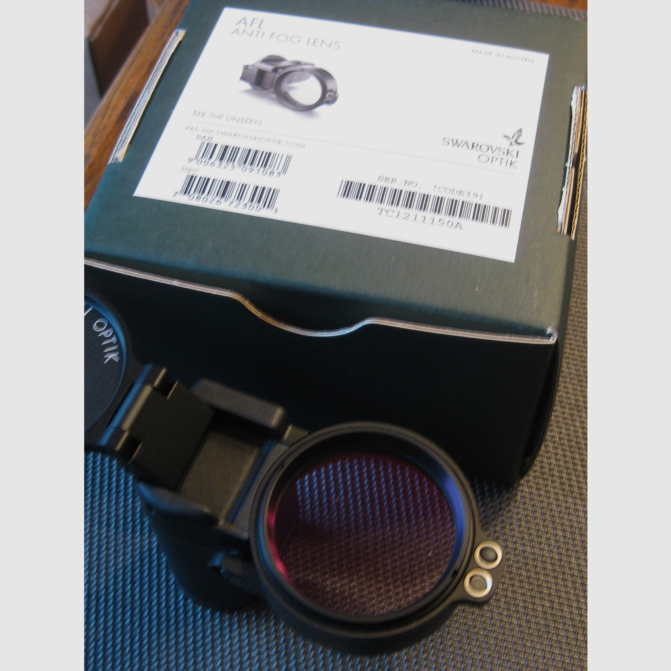 NUOVO ! Swarovski AFL = Anti Fog Lens ( = Lente Anti Appannamento riscaldata) per modelli Z6(i) e Z8i e DS, in confezione originale !