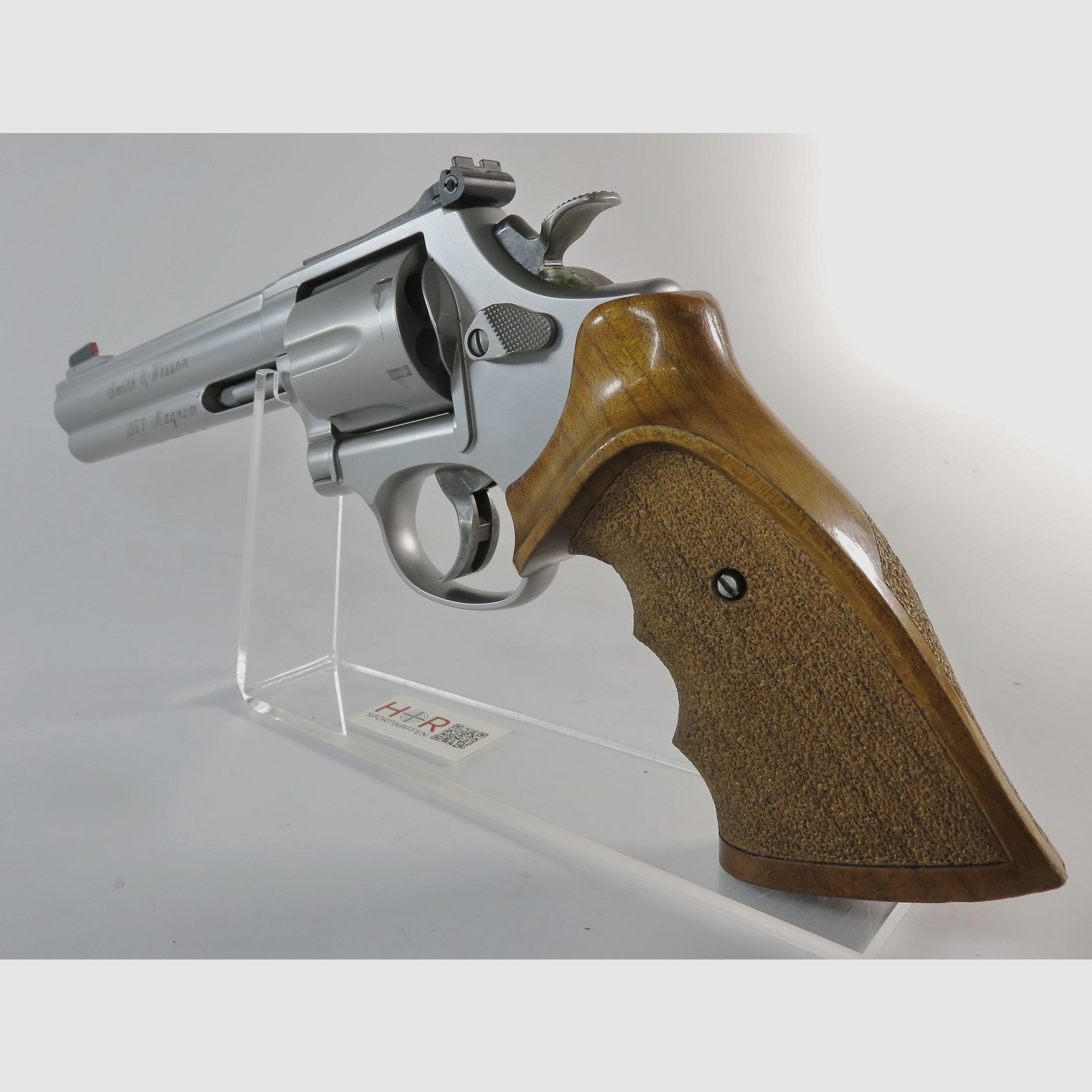 Revolver Smith & Wesson Mod 686-5 Target Champion | .357 Mag. | 6 Zoll | Nill-Griff | Top-Zustand