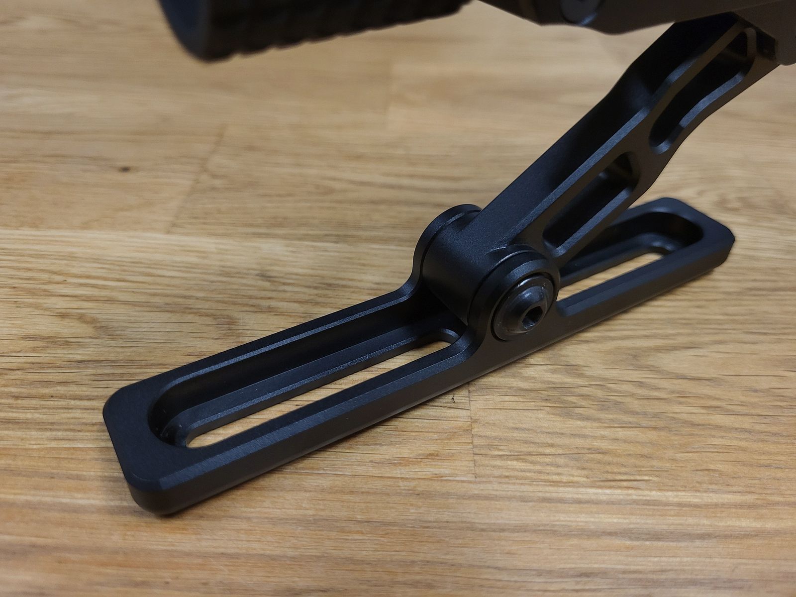 Kufe/ Bagrider Monopod met montageoptie voor eigen accessoires