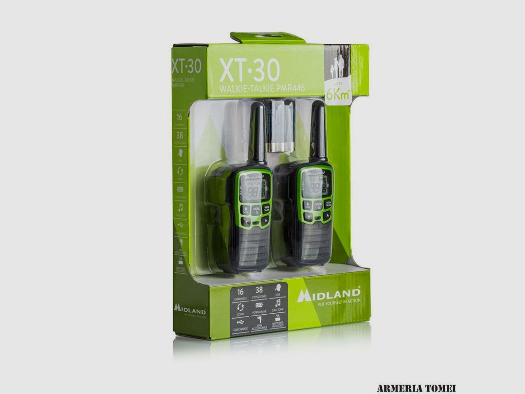 MIDLAND – XT30 WALKIE-TALKIE PMR446 (PAAR), Bild 2 von 4