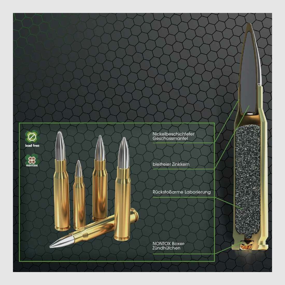 Sellier & Bellot FMJ Screen-Ammo Zink 140 grs - 50Stk