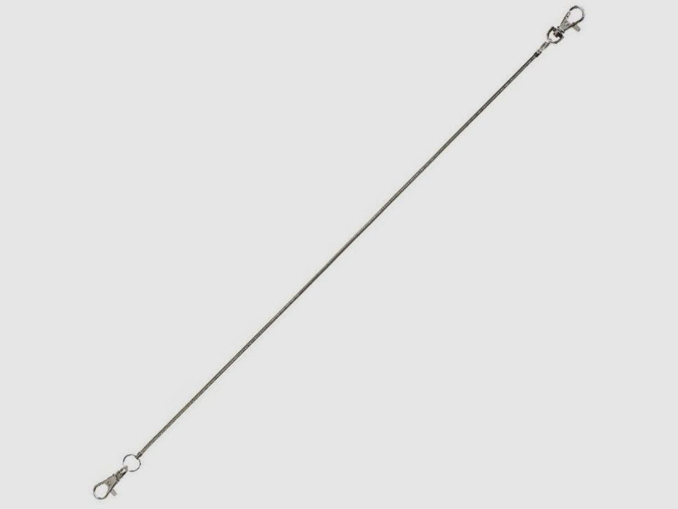 Taschenmesserkette snake 57cm, Messer-Kette mit 2x Karabiner