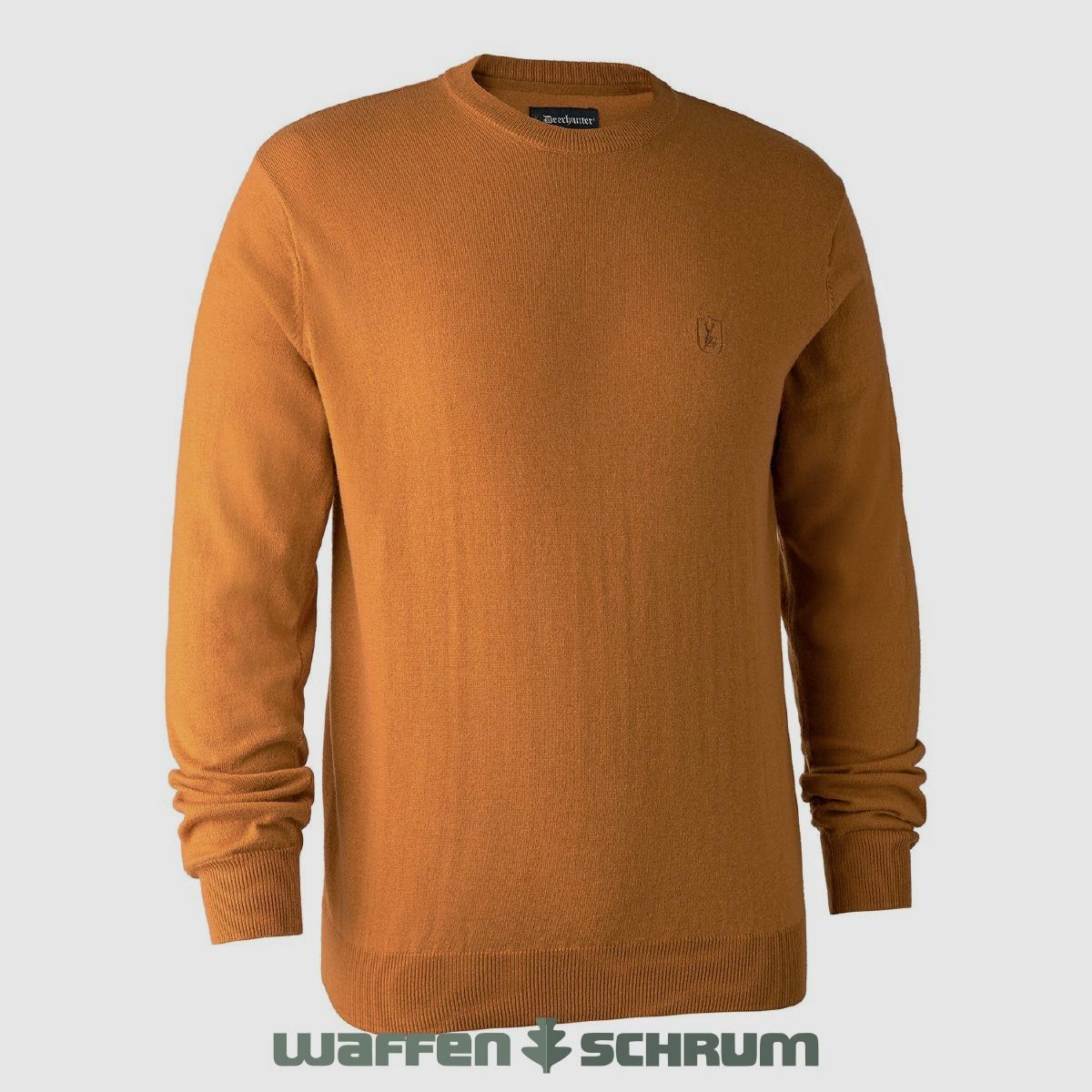 Deerhunter Pullover Kingston m. O-Hals Dark elm