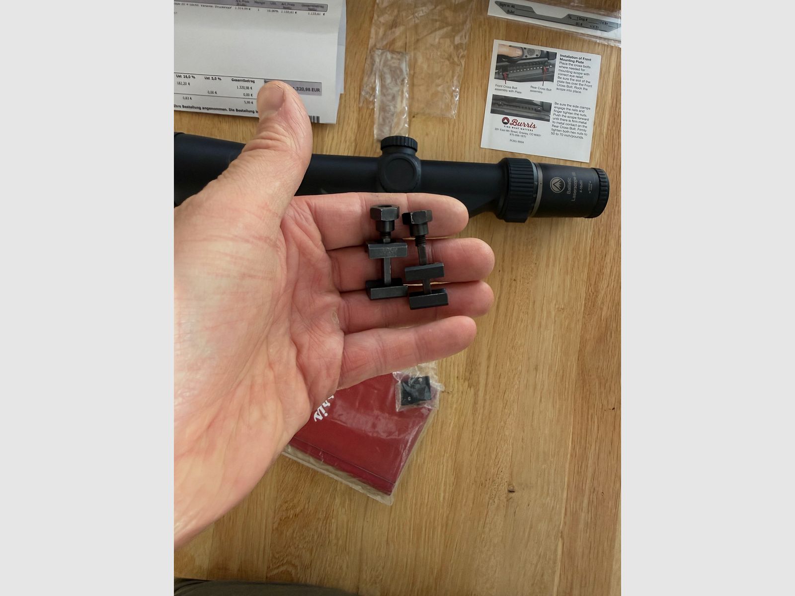 Burris Ballistic Laserscope 3 III 4-16x50 No 308 PRC Tikka 223 Creedmoor FPVO Wärmebild Nachtsicht Leica Swarovski Zeiss Kahles