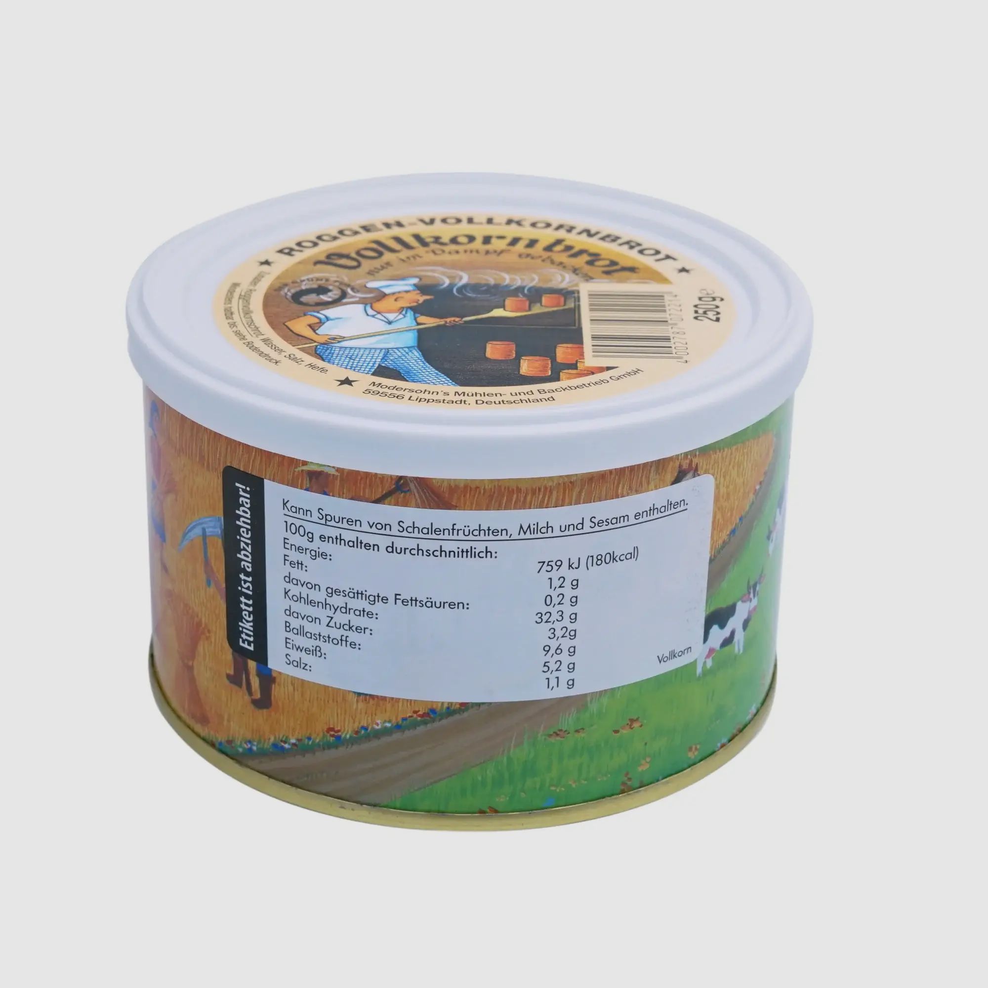 Trek’n Eat Trek’n Eat Pain en conserve Pain Complet - 250 g
