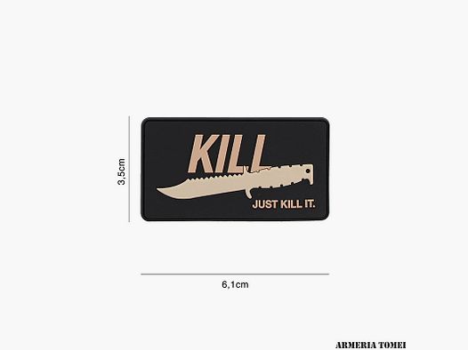 PATCH – 3D PVC JUST KILL IT DESERT #8122