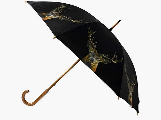 AKAH Regenschirm für Jäger mit Hirschmotiv