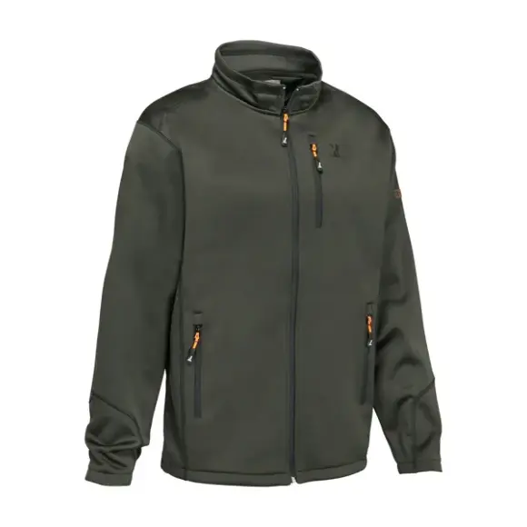 Sweat Shirt Percussion Zippé Kaki