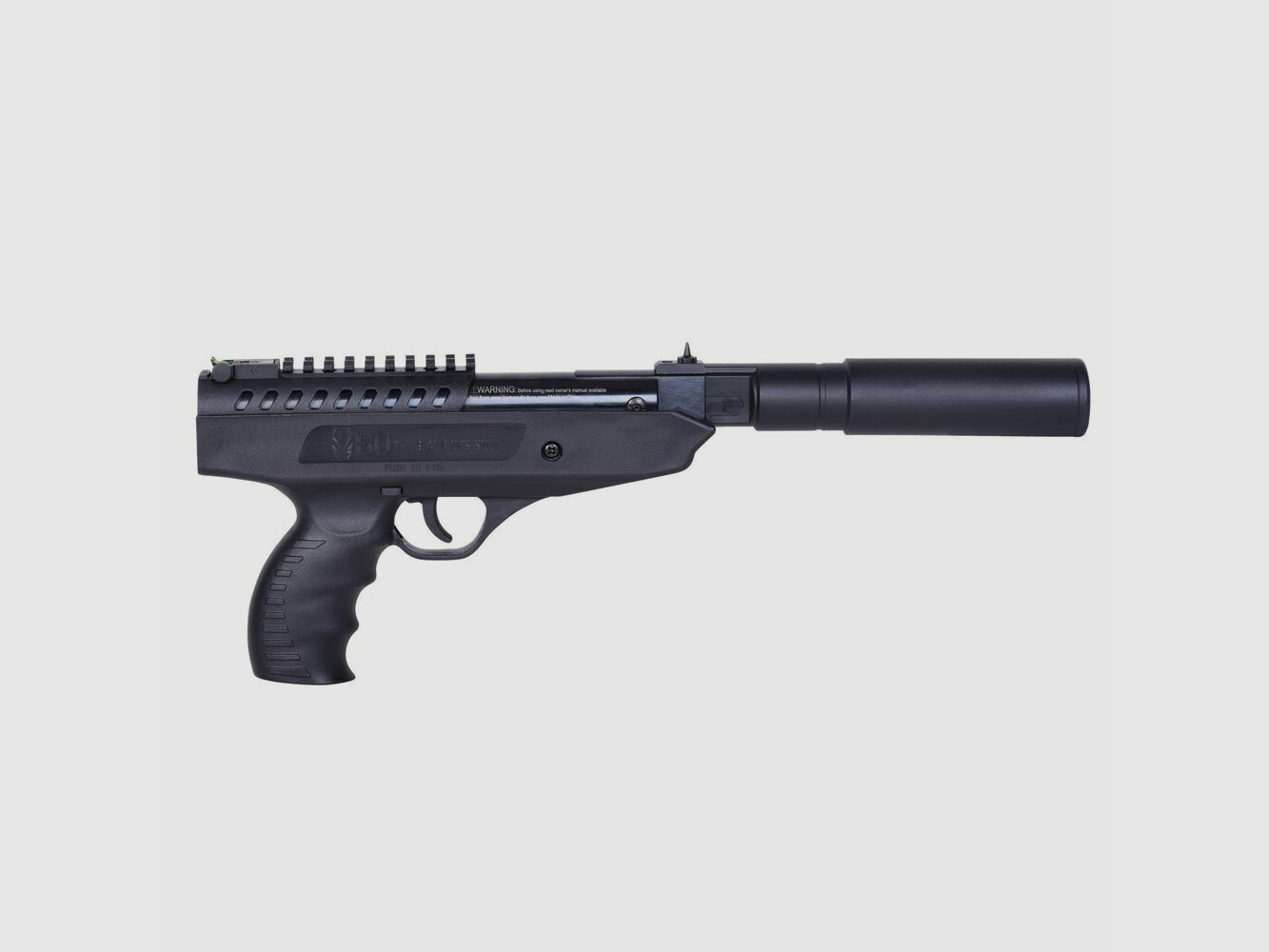 BO Langley Silencer Black 5.5mm - Air Pressure Spring Break Barrel