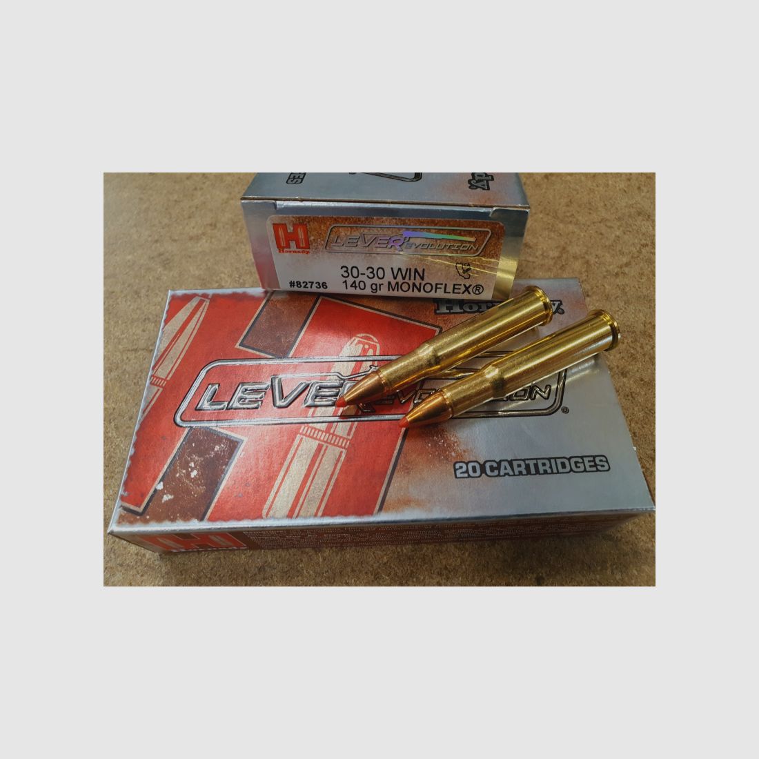 .30-30/140grs Monoflex Bleifrei Hornady Leverevolution 20 stk. No. 82736