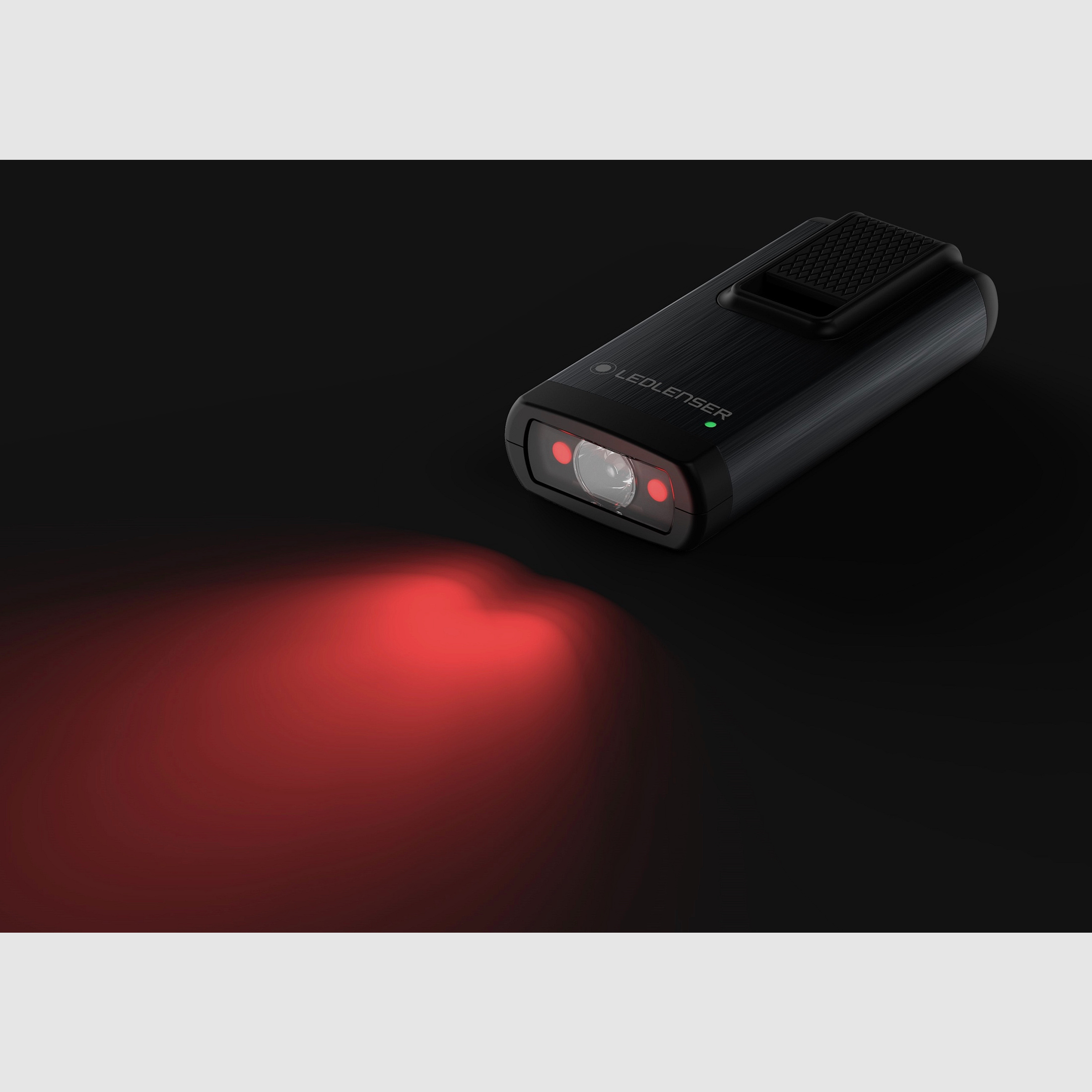 Ledlenser 502577 K6R Schlüsselleuchte 400 Lumen 80 Meter grau