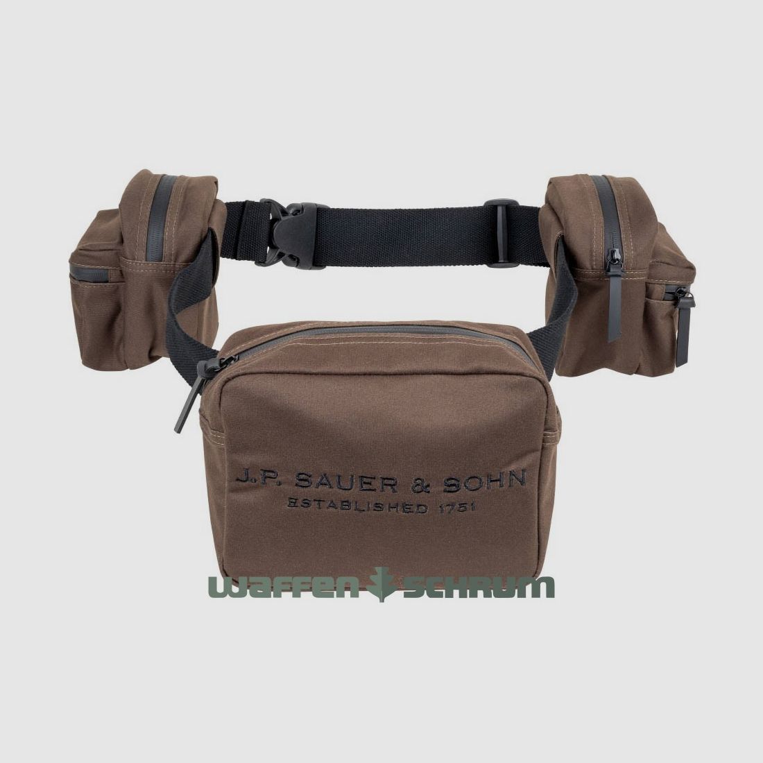Sauer Jagdgurt - Die Rucksackalternative bis zu 130cm Länge 2x kleine Taschen / 1x große Taschen