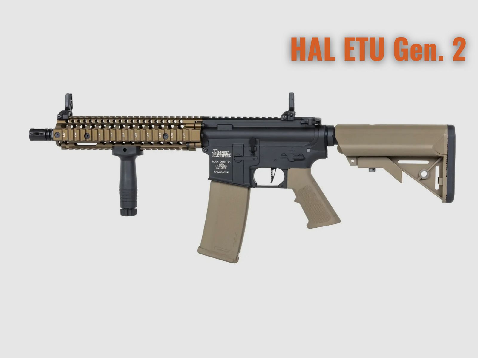 Daniel Defense® MK18 SA-C19 CORE mit HAL ETU Gen.2 S-AEG, Bronze