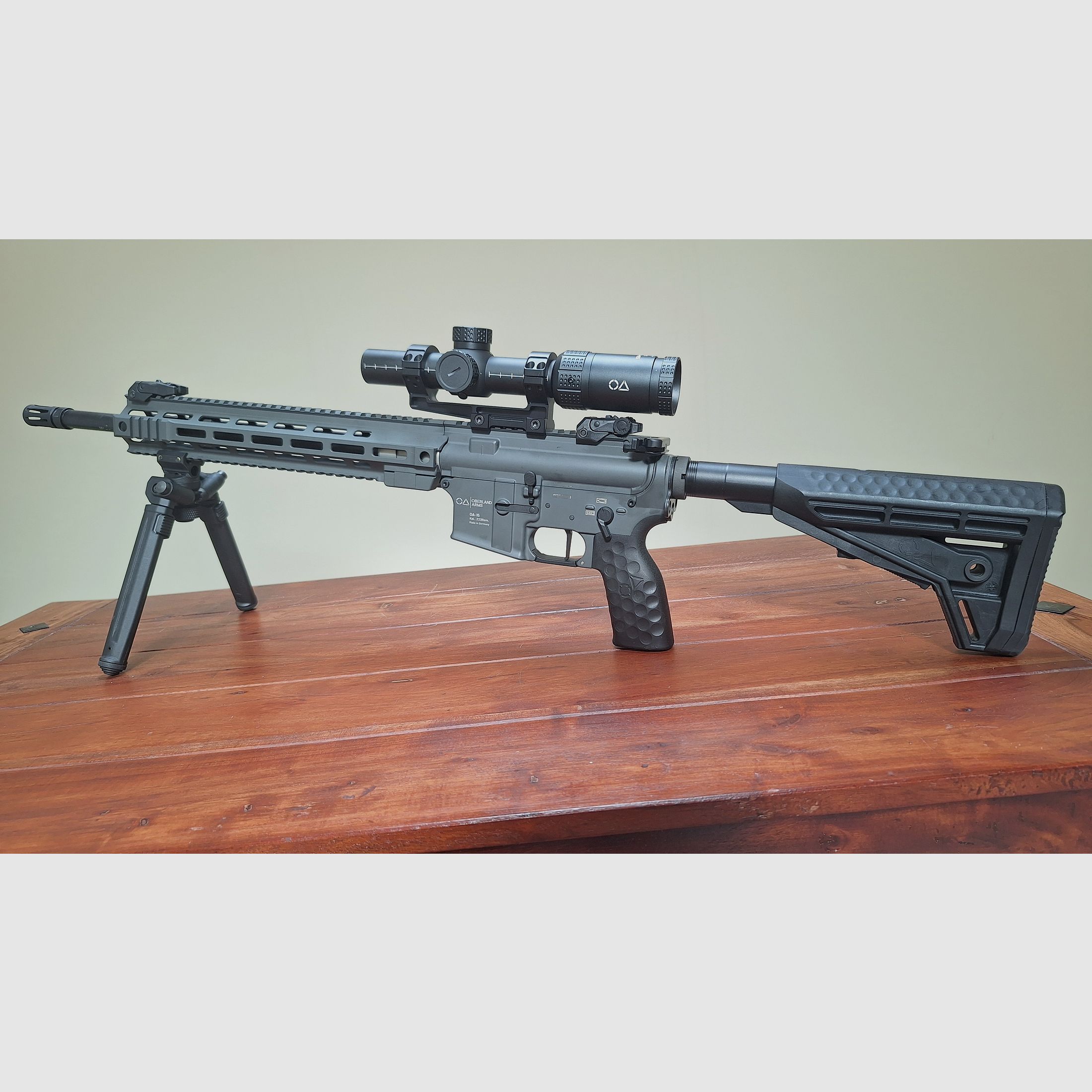 Oberland Arms M5 PR 16,75" – Cerakote Battleship Grey – sehr guter Zustand