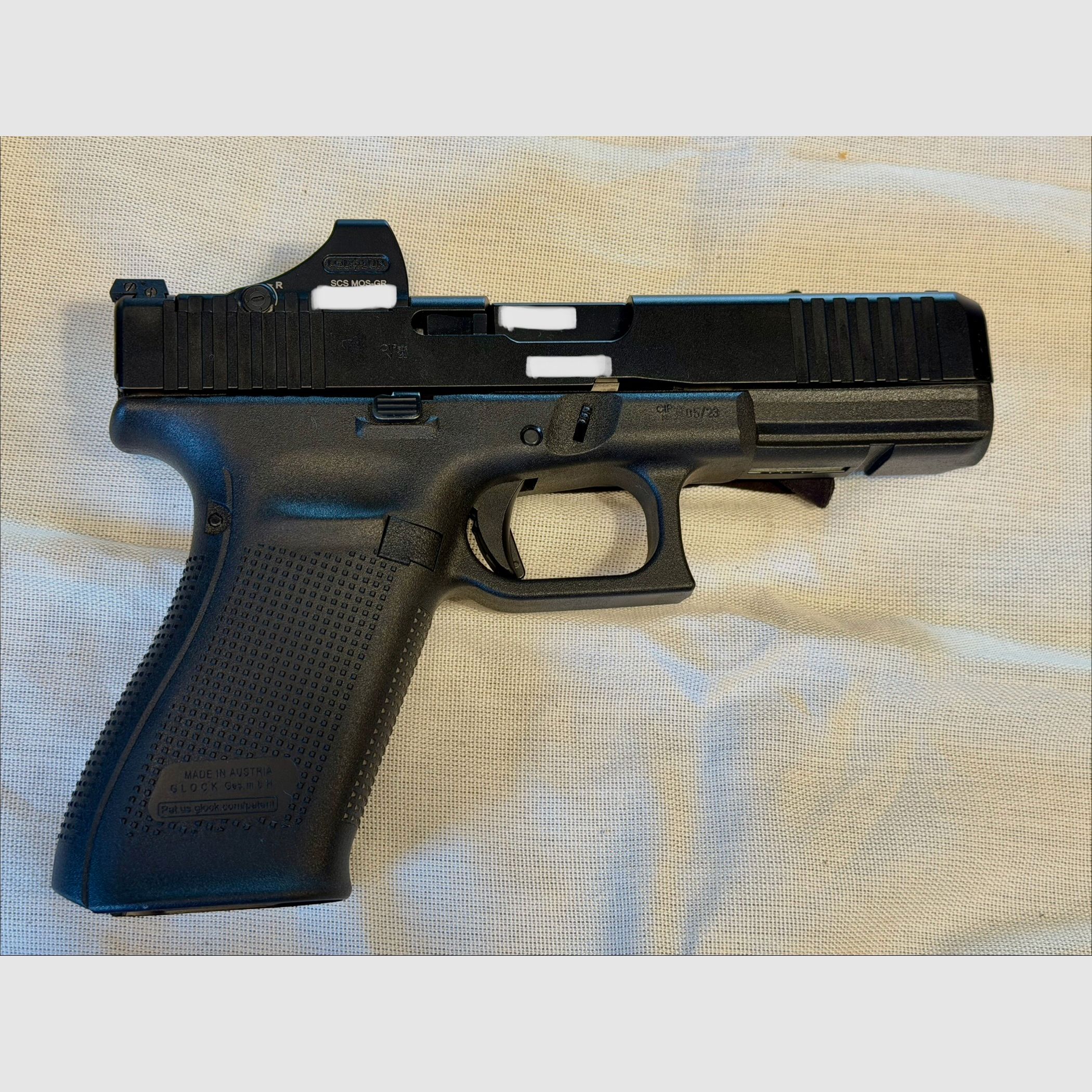 Glock 21 Gen5 MOS - Holosun SCS-MOS-GR - Ghost Inc. Angel 3.0 - SAFARILAND® 577 GLS