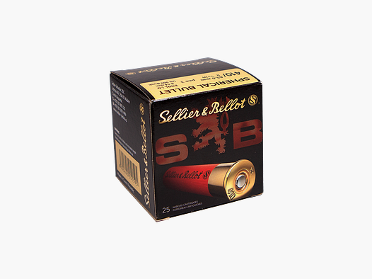 S&B Shotgun Ammunition 410/63.5 9.14mm Spherical Bullet