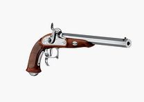 Davide Pedersoli Le Page Target, calibro || Pistola a retrocarica