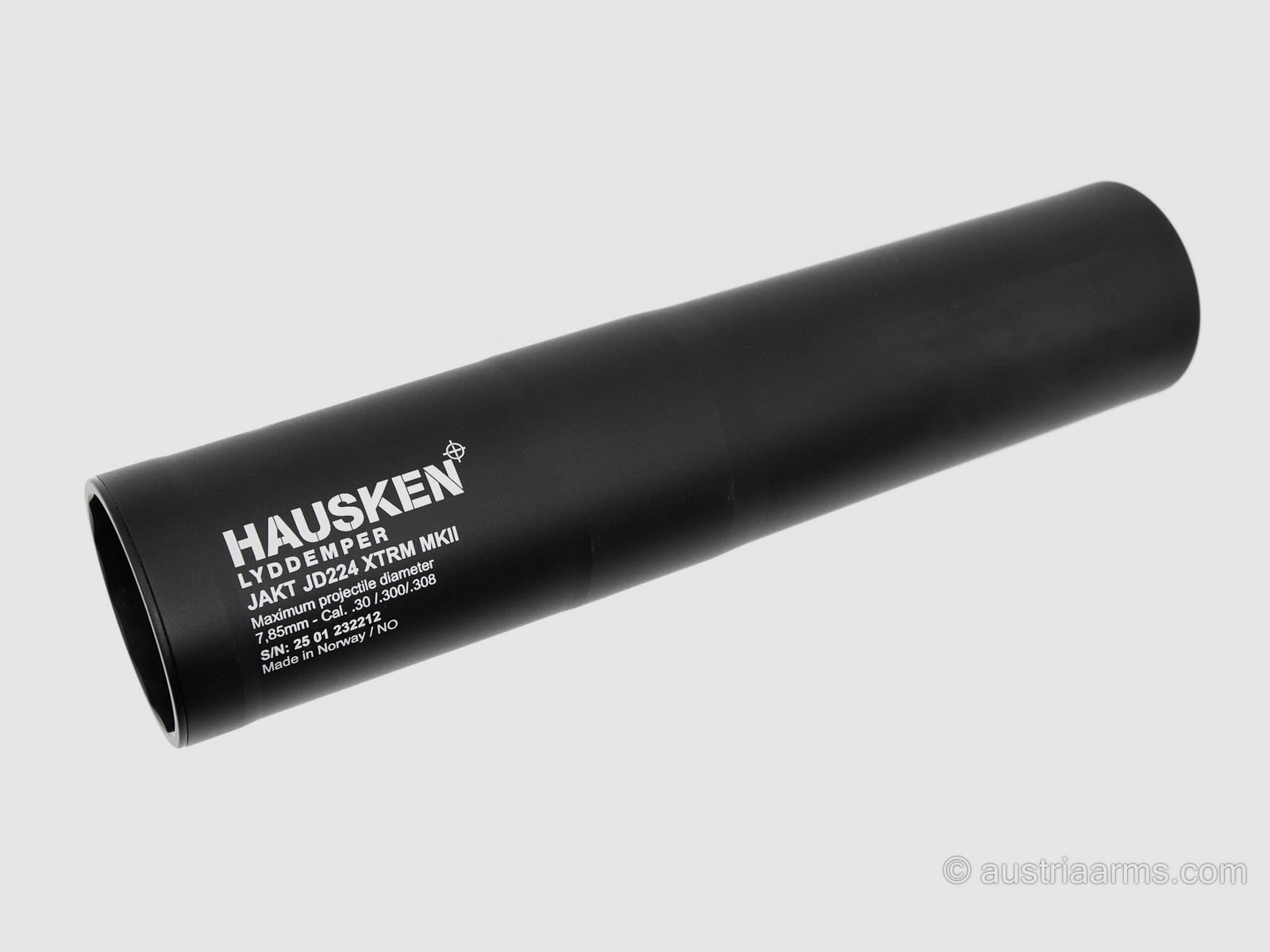 Hausken JD224X.2 XTRM Silencer – M18x1L, .30/.300/.308, image 1 of 2