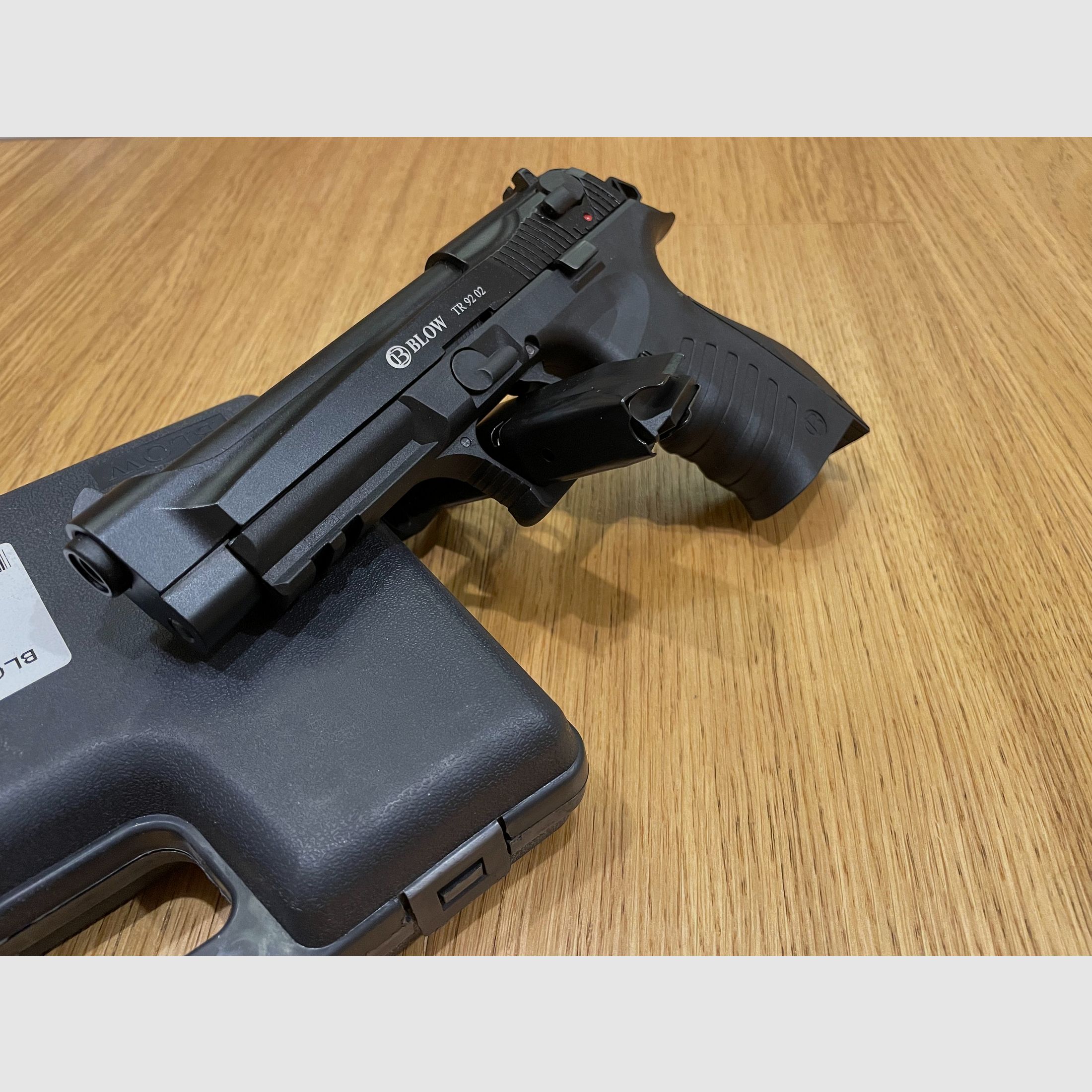 BLOW TR92-02 Black – 9 mm P.A.K. / Beretta M9A3 / M9A4 Style – Wysyłka na terenie całej UE / EU-Wide Shipping, zdjęcie 4 z 11