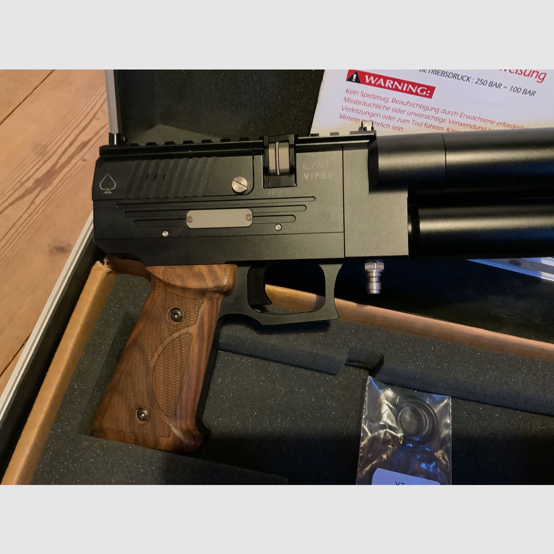 Luftpistole Evanix Viper PCP 5,5 mm Semi-Automatische Pressluftpistole