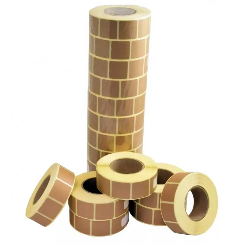 DAA brown target pasters 22x22 mm – 1000 pcs.