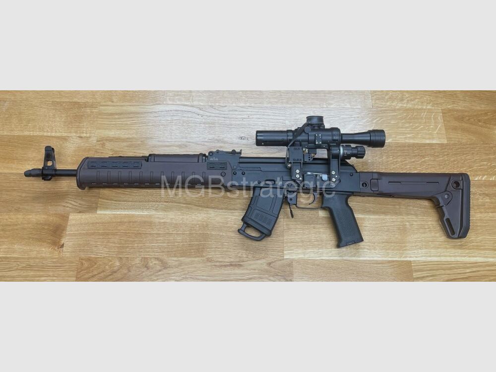 sportlich zugelassen! WBP Jack Sport - halbautom. Büchse 7,62x39 mit Klappschaft! System AKM AK47 AK74 // Farbe Plum