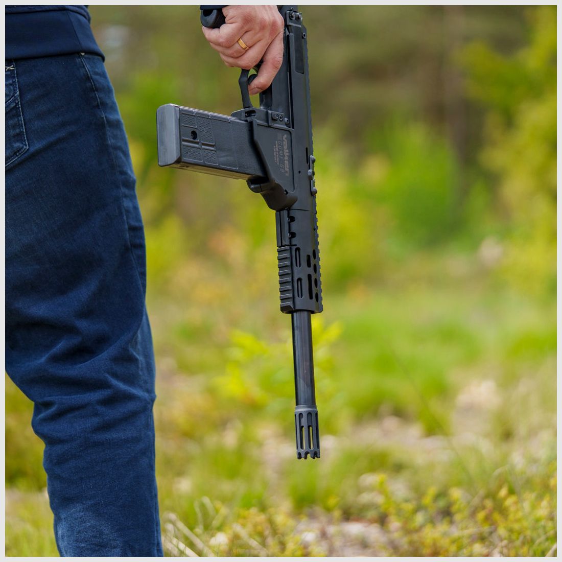 KOMBI | STEEL TUNING BARREL | 300MM + MUZZLE BRAKE | 22x1.5mm | Valken Milsig M17 CQMF | DIAMETER.683