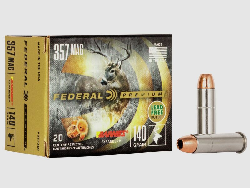 Federal Premium Barnes Expander .357 Mag. 140GR HP 20 Patronen