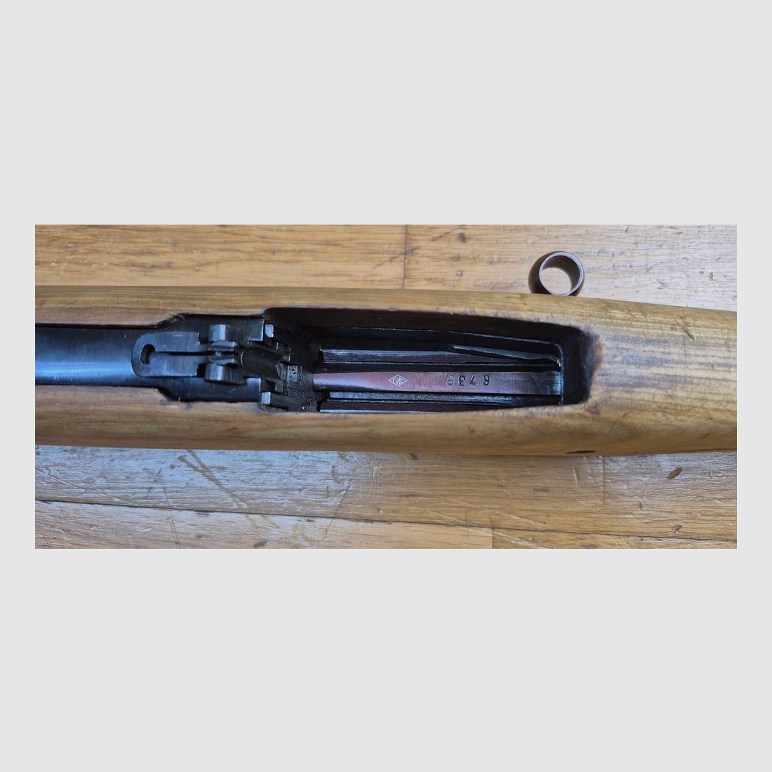 Iconic Soviet semi-automatic rifle SVT-40 – Tula Arsenal in 1944 – Mono-number (without electric marking) – Original caliber 7.62x54r – Very Good+, image 12 of 32