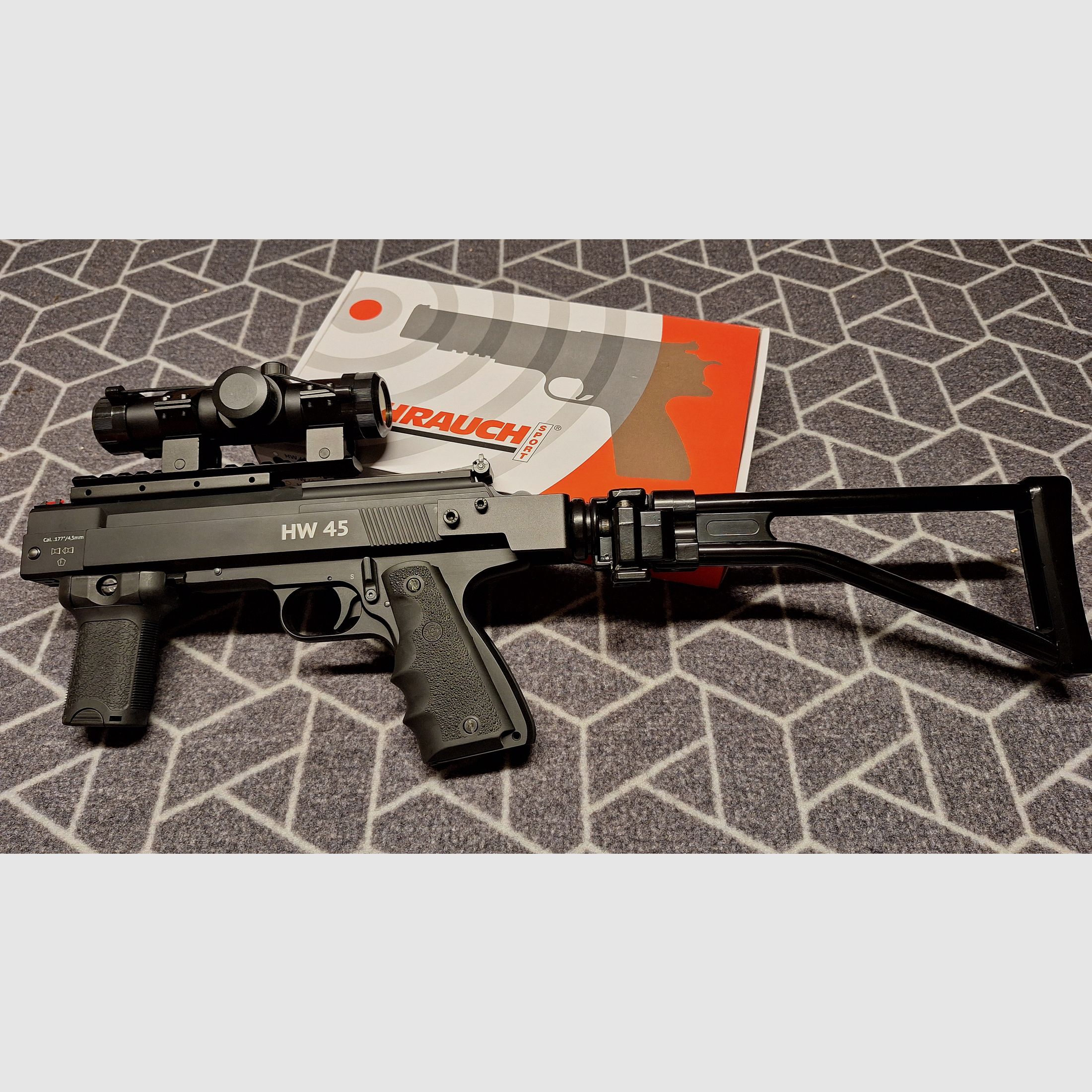 Weihrauch HW 45 Tactical Pistol Carbine!