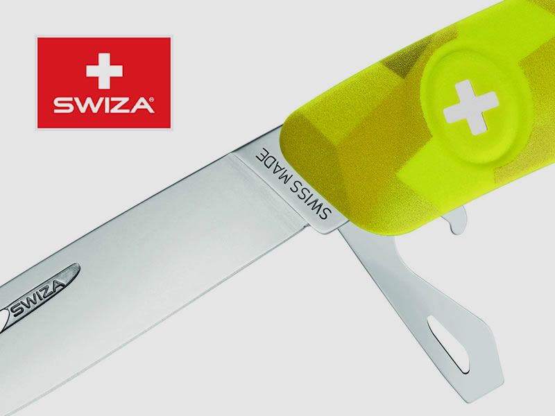 SWIZA Schweizer Messer FILIX D03 CAMO URBAN MOSS, Edelstahl 440, 11 Funktionen, Korkenzieher