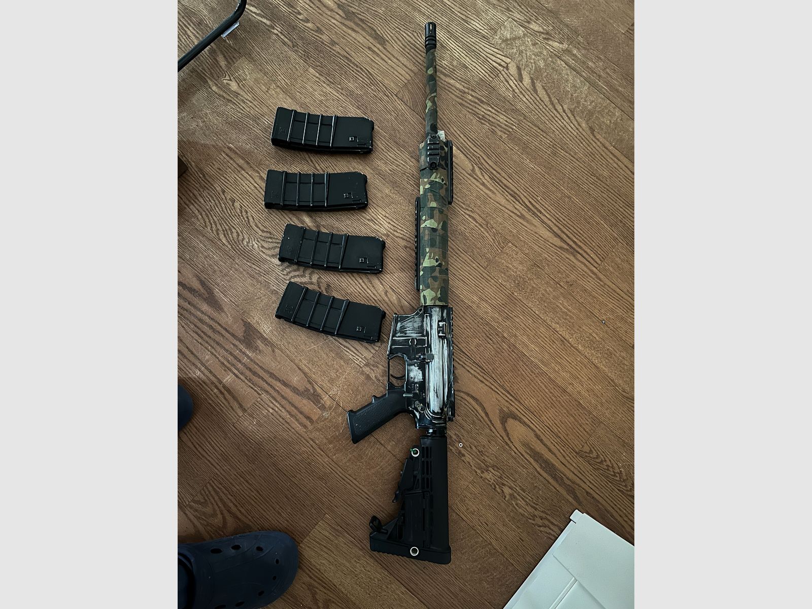 KJW m4 gbb mit 4 magazinen 