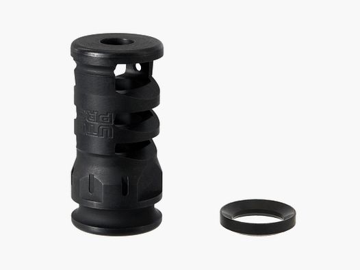 UTG PRO AR15 Stubby Muzzle Brake, .223/5.56, 1/2"X28 1.75" Lengte