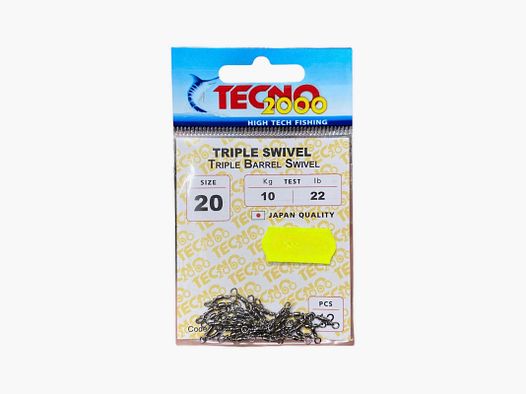 Girelle Triple Swivel Tecno2000 (12 Stk)