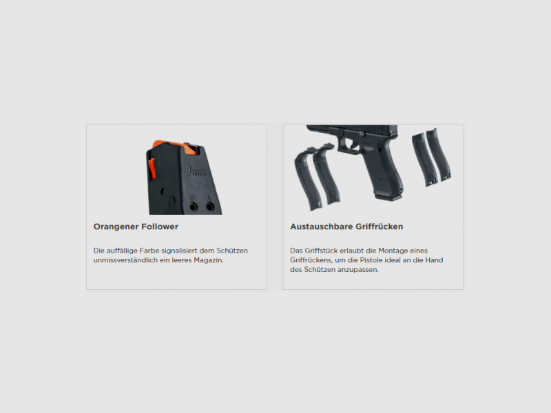 Pistolet d'alarme GLOCK 17 Gen5 9mm P.A.K., image 6 sur 9