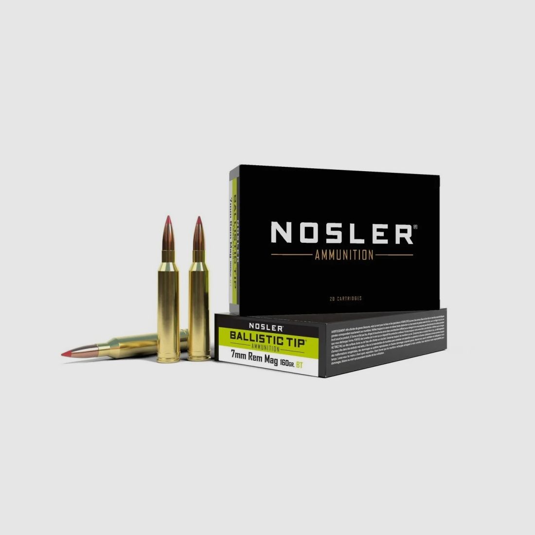Nosler Ballistic Tip Munition 7mm Rem. Mag. – 160gr