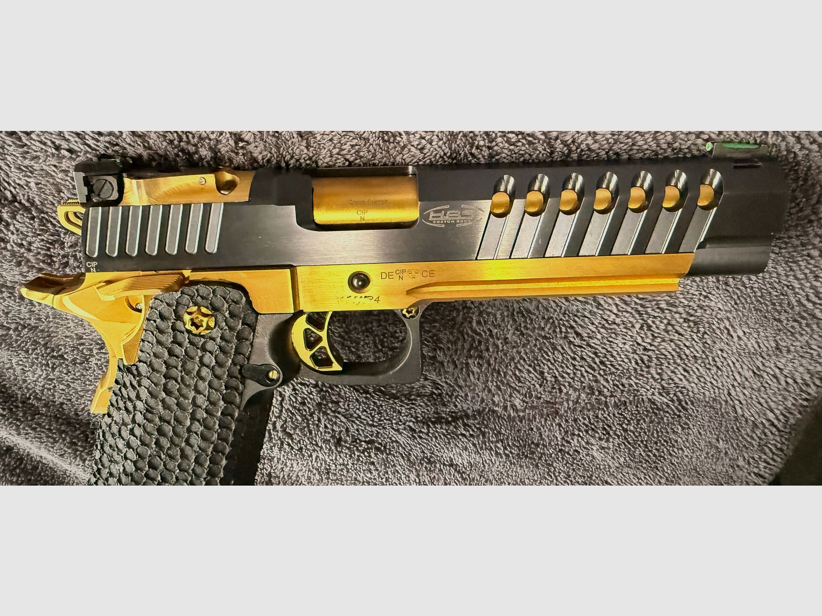 IPSC Standard optics STI 2011 HPS Range Master 5.4“ 9mm Luger with front cut, Picatinny rail, weapon is optic ready not CZ Shadow, Infinity, KMR, Sig Sauer, Walther, Beretta