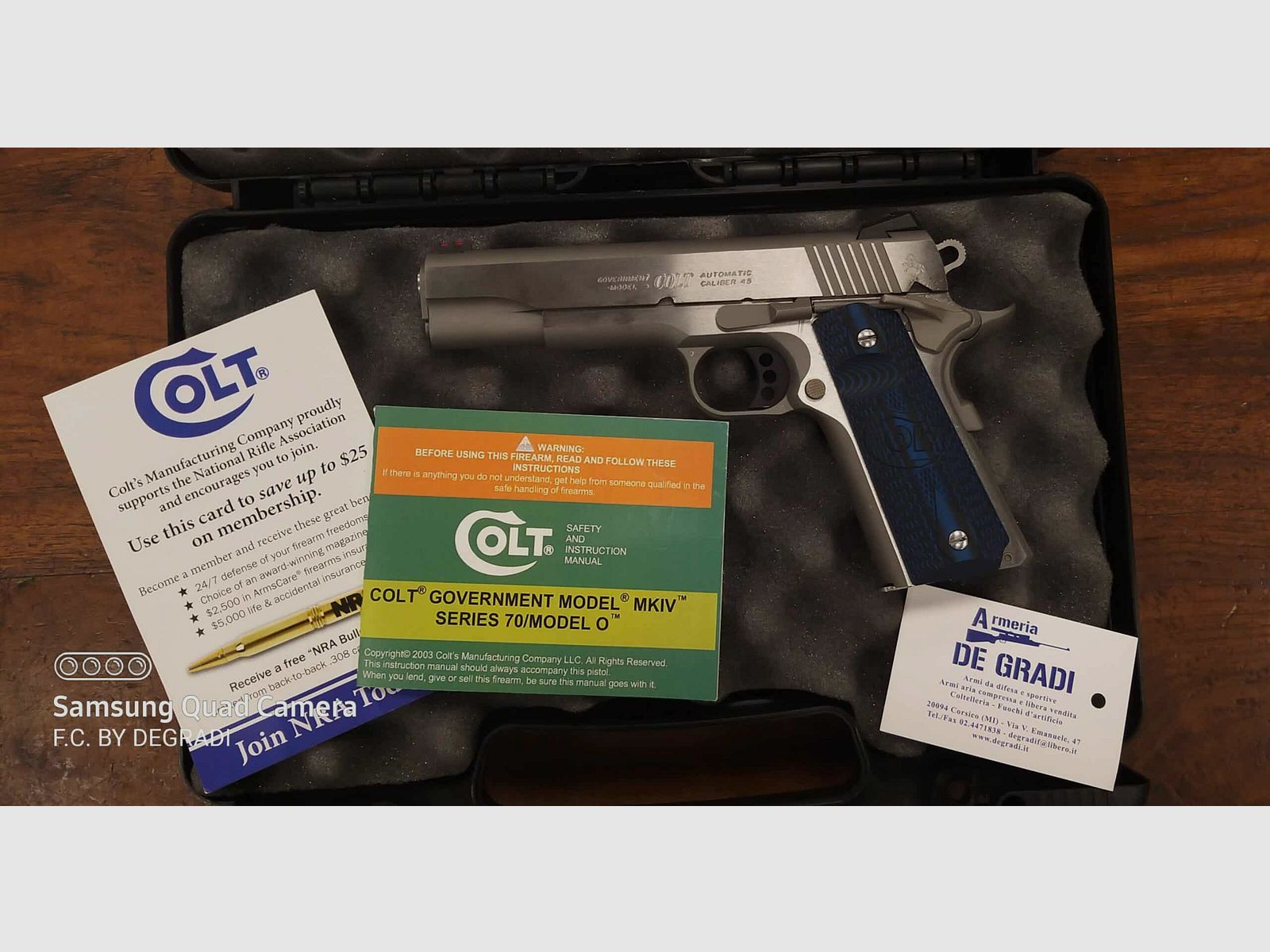 COLT GOVERNMENT COMPETITION SERIES 45 AUTO, immagine 1 di 3