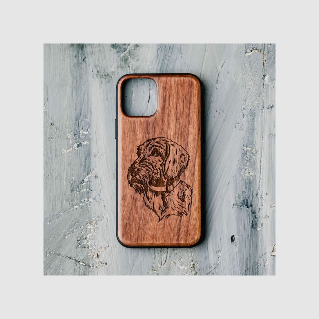 Holzwelt Cases Handyhülle Dackel
