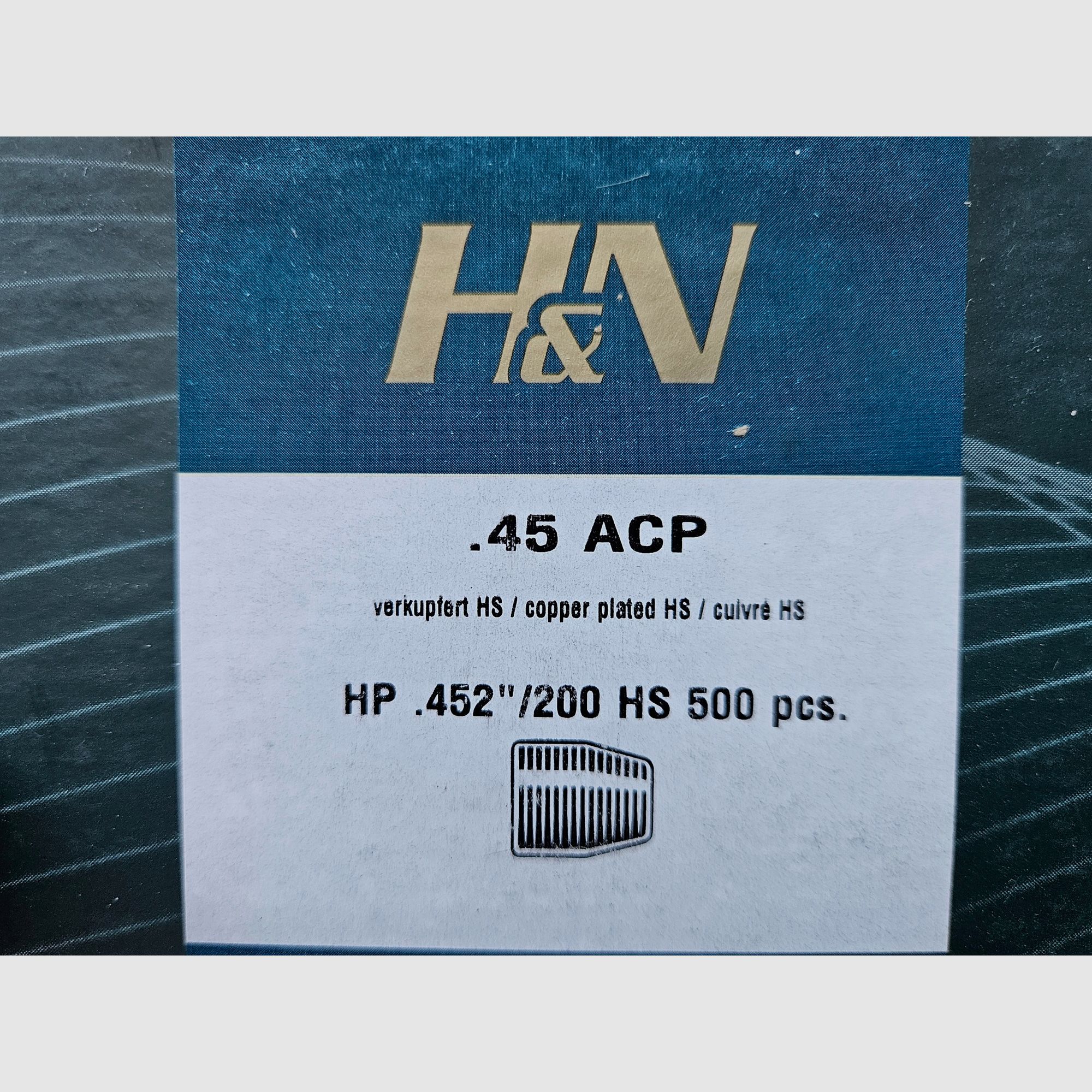 H&N .452 200 grs HS 500 Stück