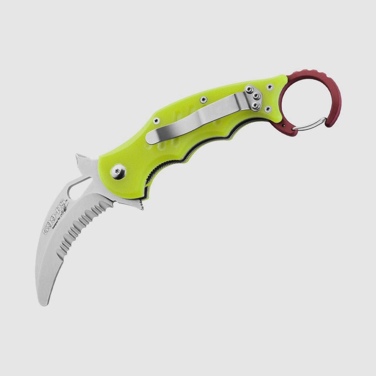 Taschenmesser Rescue Kerambit Yellow