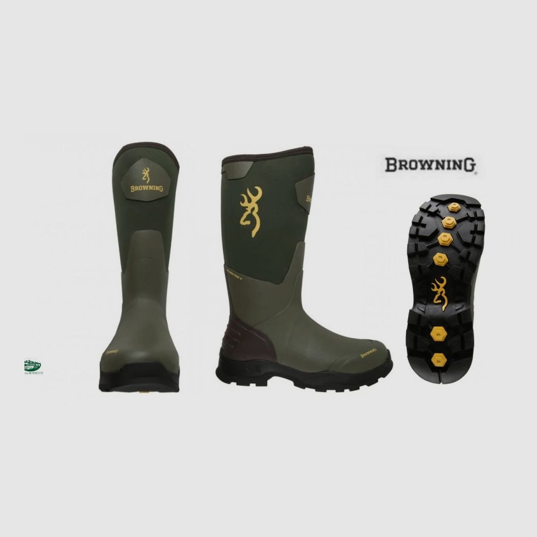 BROWNING Stiefel Invector II grün