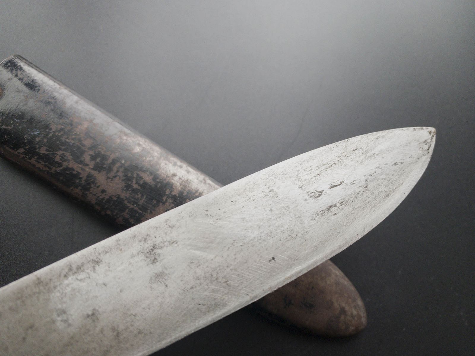 Original travel knife HJ with motto from Wk2 (RZM M7/66 1939)