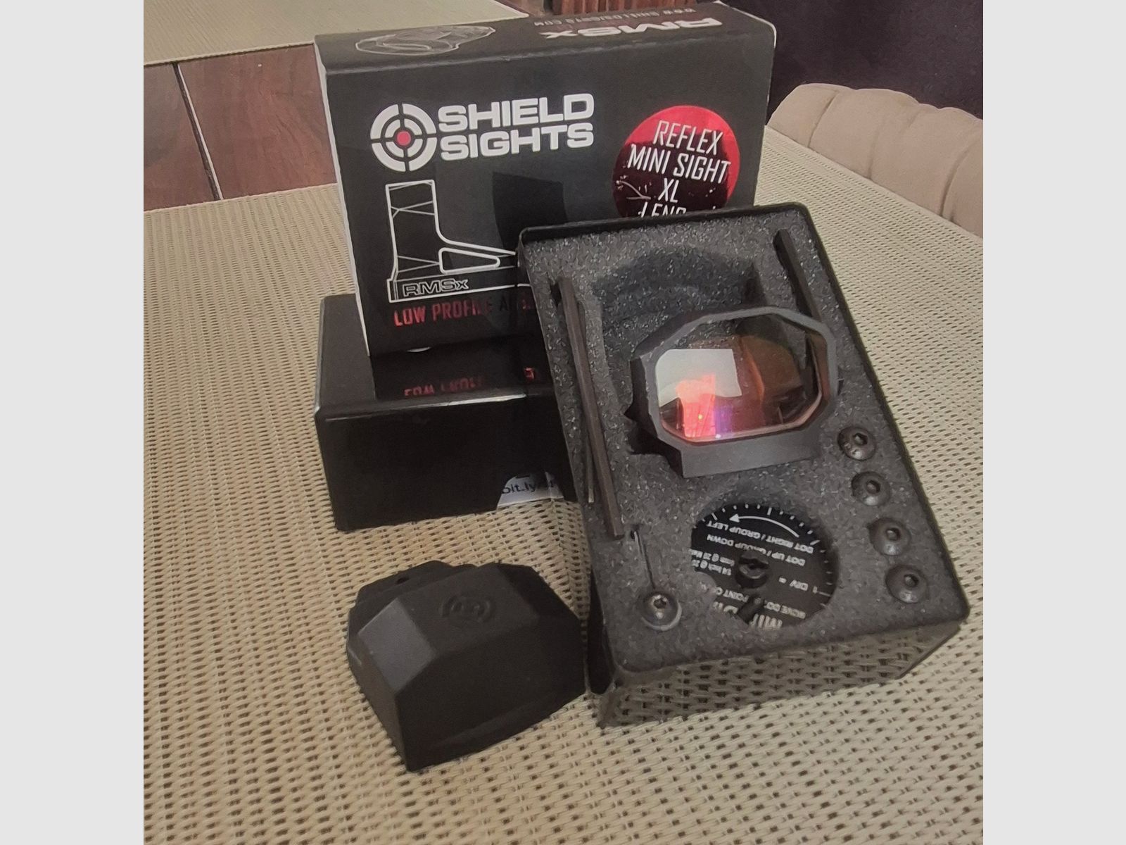 Shield Sights RMS Reflex Mini Sight 4MOA Rood Punt