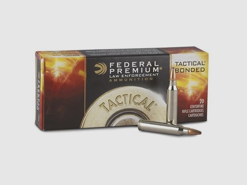 Federal Tactical Bonded Law Enforcement .223 Rem. 62GR BSP 20 cartridges