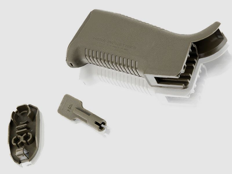 HERA ARMS Empuñadura de pistola HPG Gen2, con Beavertail Negro