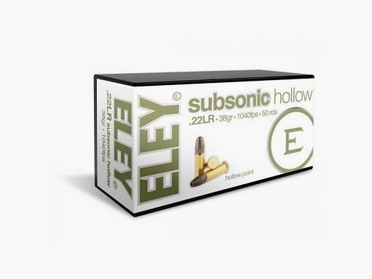 ELEY PATRONEN 22 LR SUBSONIC QT 50