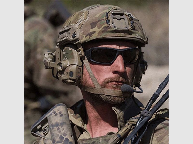 Sonnenbrille HAMEL, SOFT TOUCH MATTE BLACK THIN TEMPLE FRAME, Tigers Eye Vapor Shield Lens (XH610-TT), Bild 5 von 6